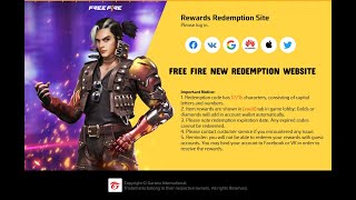 Free Fire New Rewards Redemption site  ff rewards redemption site  Garena Free Fire [upl. by Magdau88]