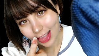 ASMR Spit Cleaning amp Stippling Your Face♥ [upl. by Izabel]