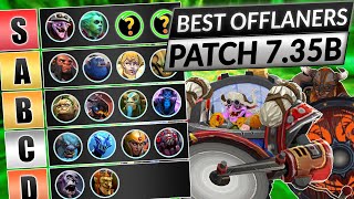 NEW OFFLANE TIER LIST Patch 735B  Best Position 3 Heroes RANKED  Dota 2 Guide [upl. by Llevra]