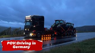 ASMR Drive with me in my truck through Germany [upl. by Yssirk]