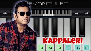 Kappaleri Poyachu  INDIAN  Easy Piano Tutorial  AR Rahman [upl. by Desdemona]