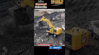 The largest heavy equipment in the world Caterpillar 6015B Excavator Loading Truck [upl. by Faruq]