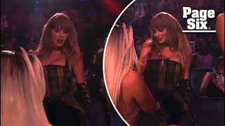 Taylor Swift wastes no time dancing at MTV VMAs 2024 — see her seatmates [upl. by Rossie]