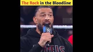 Roman Reigns says The Rock is now in The Bloodline shorts wwe [upl. by Camellia701]