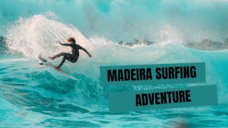 Madeira Surfing Adventure 3 amp Half Minutes Epic Waves in Portugals Most Beautiful Surf Destination [upl. by Elletsyrk634]