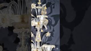 Luxury wall lamp Baroque  Original Murano Glass [upl. by Abad]