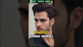 2 Remedies For Teenage Hairfall amp Receding Hairline✅  Mens Fashion🔥 shorts viralvideo hairfall [upl. by Jethro]