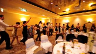 Conga Line at Louise amp Blaises Wedding [upl. by Ettedo116]