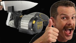 How to Sharpen a Knife  Using the Work Sharp Knife Sharpener  My Favorite Knife Sharpener [upl. by Sherwynd331]