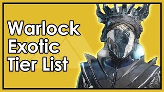 Destiny 2 The Best Warlock Exotic Armor  Dattos Tier List [upl. by Possing]