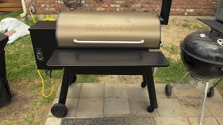 Traeger Pro 34 Set up Burn in and 1st Cook [upl. by Magill]