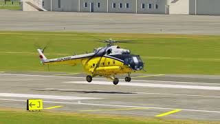 DCS World  Mi8 helicopter  Free fall landing  701 [upl. by Yesnel]