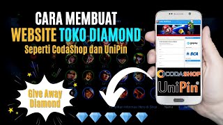 Cara Membuat Website Top Up Diamond seperti Codashop dan Unipin [upl. by Byrn]