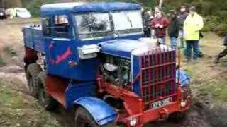 Meadows Engined Scammell Explorer off road [upl. by Ransome391]