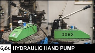 Project 092  Making Hydraulic Hand Pump [upl. by Leunas]