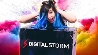 WHATS INSIDE THIS BOX WILL CHANGE OUR LIFE  Digital Storm Custom Gaming PC Unboxing and Review [upl. by Litton]