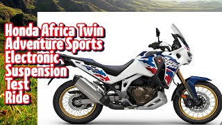 2024 Africa Twin Adventure Sports Electronic Suspension  Manual Version  NT1100 Owner View [upl. by Enaid]