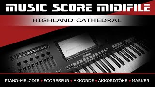 Music Score Midifile von Soundwonderland  Highland Cathedral [upl. by Nnyrat519]