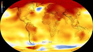 Global temperature anomalies from 1880 to 2018 [upl. by Raji]