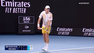 Australian Open 2024  Emil Ruusuvuori vs Daniil Medvedev 🔥  TENNIS HIGHLIGHTS 🔴🔥 [upl. by Hedi]