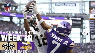 New Orleans Saints vs Minnesota Vikings  2023 Week 10 Game Highlights [upl. by Hodosh796]