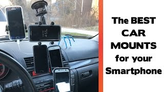 The Best Place To Mount Your Smartphone In Your Car Car Mount Review 2017 [upl. by Shaddock594]