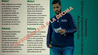 Clase  3 Aprende a Escribir y a improvisar décimas  Introducción a La décima [upl. by Mansoor]