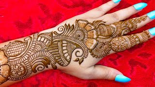 mehndi designs  mendini design  cone designs  mehandi design  mehdi ka dizain  madhi ke design [upl. by Norine683]