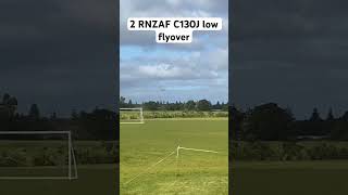 Low 2 RNZAF C130J flyover aviation rnzaf c130hercules lowflying flying [upl. by Rinum]