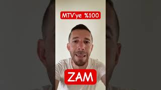 MTV 2 Katına Çıktı Motorlu Taşıtlar Vergisi \u00100 Zamlandı [upl. by Lussi]