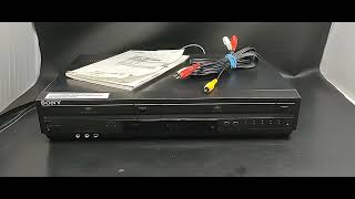 Sony DVDVCR Combo SLVD380P DVD Player Video Cassette VHS Recorder Test Video [upl. by Aicilas]