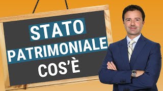 Cosè lo Stato Patrimoniale scopriamolo insieme [upl. by Bridget694]