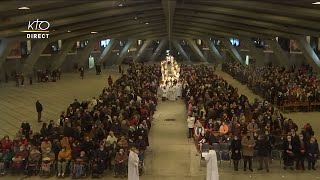 Messe de 10h du 8 décembre 2021 à Lourdes [upl. by Aihsena]