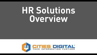 Laserfiche Human Resources Solutions from Cities Digital [upl. by Kelson]