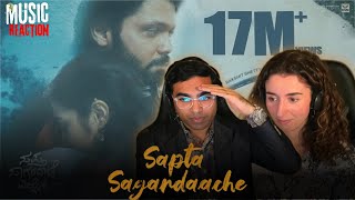 Sapta Sagaradaache Ello  Title Track  Rakshit Shetty  Rukmini  Hemanth M Rao Frandia Reactions [upl. by Selin32]