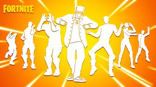 Top 100 Legendary Fortnite Dances amp Emotes [upl. by Naillik]