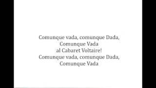 6  CAPAREZZA  COMUNQUE DADA  MUSEICA LYRICS [upl. by Ycnahc]