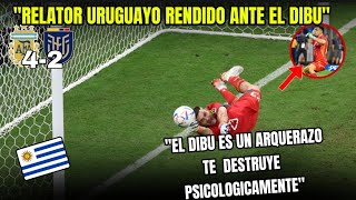 Relator Uriguayo se rinde ante el Dibu Argentina vs Ecuador 1142 [upl. by Frendel]