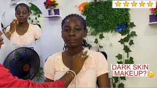 ASMR I REQUESTED FOR A DARK SKIN MAKEUP  BEST REVIEWED NIGERIAN MAKEUP ARTIST DOES MY MAKEUP💄 [upl. by Brant482]