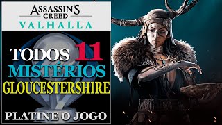 Todos Mistérios de Gloucestershire All Glowecestrescire Mysteries – ASSASSINS CREED VALHALLA [upl. by Elwee288]