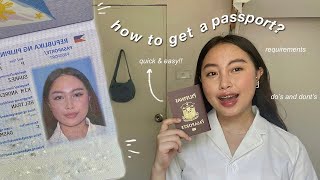 HOW TO GET A PASSPORT 2022  requirements process step by step 🇵🇭 [upl. by Ayotl]