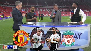 Manchester United vs Liverpool 03 Luis Diaz amp Mohamed Salah Goal🔥 Salah And Roy Keane Reaction [upl. by Aseena]