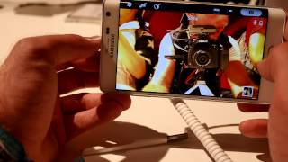 Samsung Galaxy Note Edge im Hands On 4K Deutsch [upl. by Beker645]