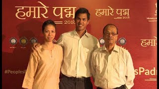 Somdev Devvarman Speaks at an Interaction with Padma Awardees 2018 [upl. by Leontine635]