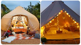 Outdoor Glamping Tent Setup Ideas That Will Elevate Your Camping Game [upl. by Ojeillib]