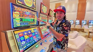 WINNING BACK TO BACK JACKPOTS A Las Vegas High Limit Slots MASTERPIECE [upl. by Ecinnej903]