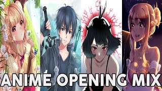 ANIME OPENING MIX 1 FULL SONG [upl. by Brechtel214]