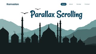 How to Make Parallax Scrolling Website in Html CSS amp Javascript [upl. by Cornelie774]