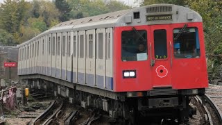 London Underground D78 Stock Rail Adhesion Train Passes Wembley Park For Amersham  November 2024 [upl. by Tate]