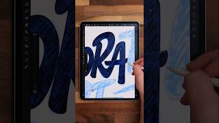 Vector Lettering in Affinity Designer affinity lettering ipad [upl. by Mahan]